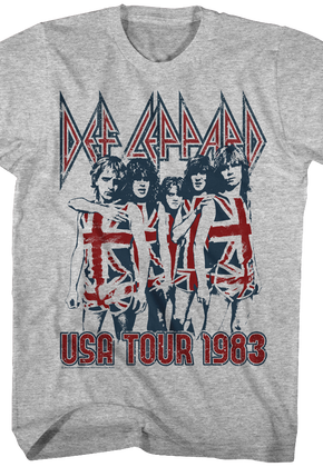 USA Tour 1983 Def Leppard T-Shirt