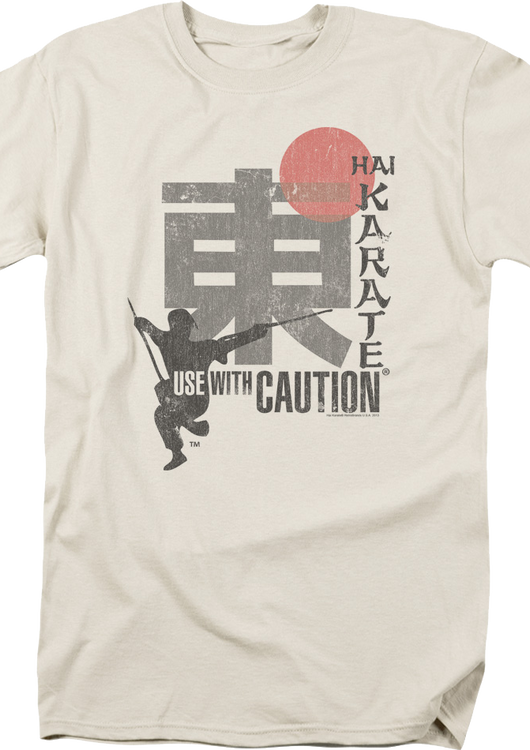 Vintage Use With Caution Hai Karate T-Shirt - main product image