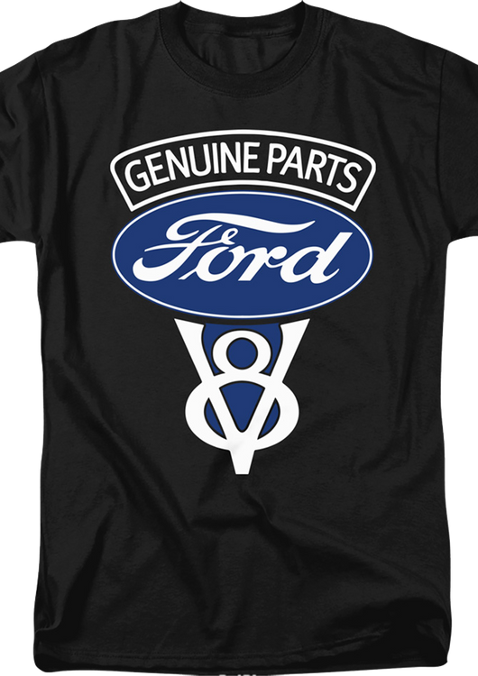 V8 Genuine Parts Ford T-Shirt - main product image