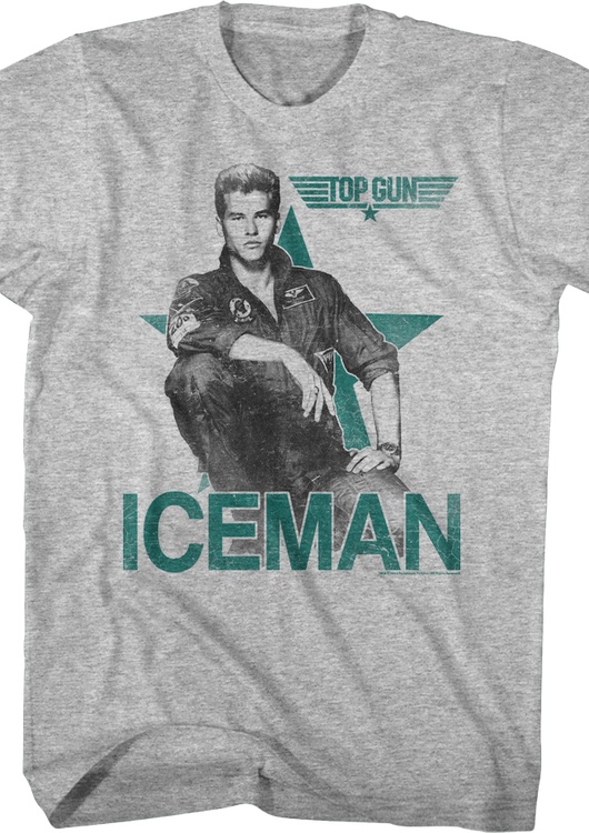 Val Kilmer Iceman Top Gun T-Shirt - main product image