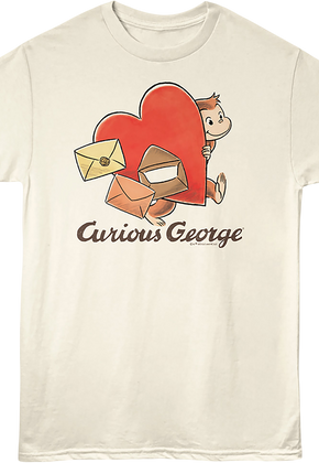 Valentine's Day Mail Curious George T-Shirt