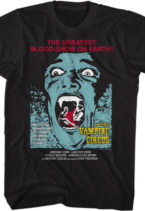 Vampire Circus Hammer Films T-Shirt