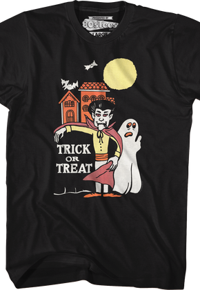 Vampire & Ghost Trick Or Treat T-Shirt