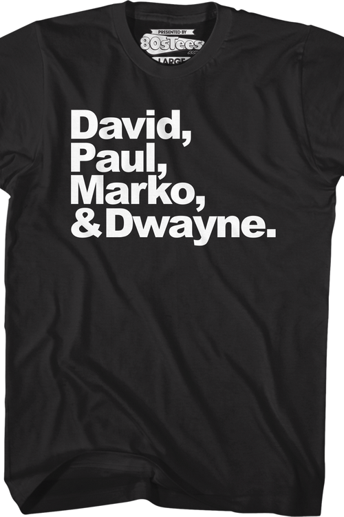 Vampire Names Lost Boys T-Shirtmain product image