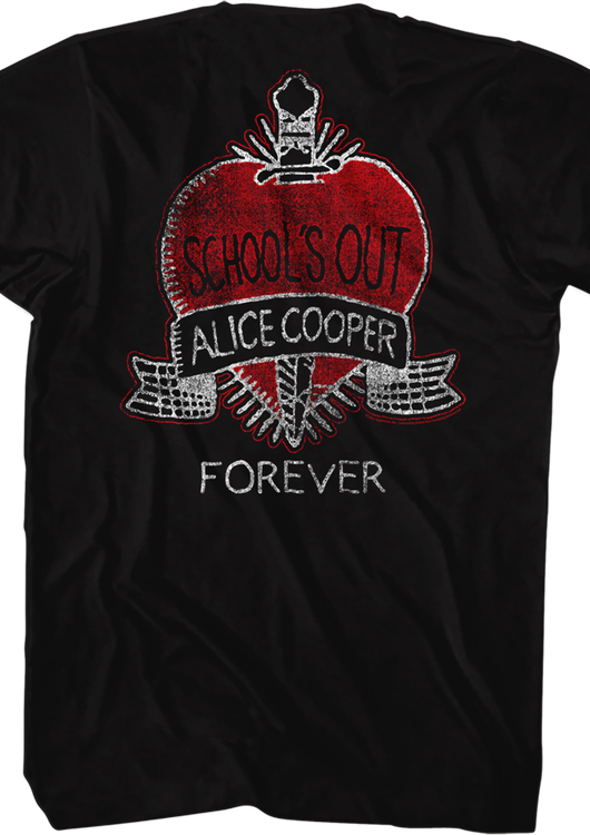 Varsity School's Out Forever Alice Cooper T-Shirt - main product image