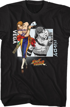 Vega Unmasked Street Fighter T-Shirt