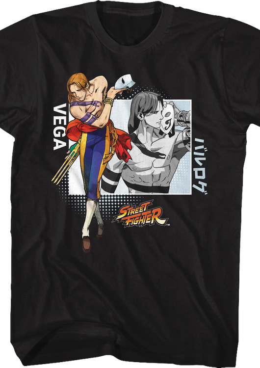 Vega Unmasked Street Fighter T-Shirt - main product image