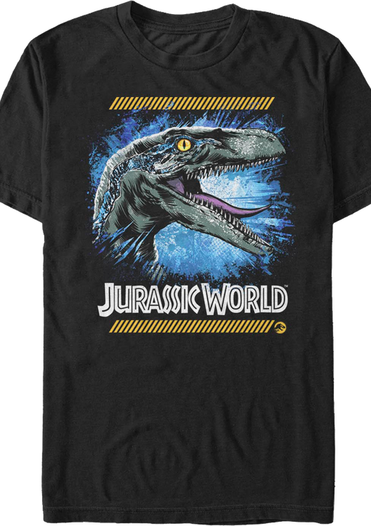 Velociraptor Head Games Jurassic Park T-Shirt - main product image