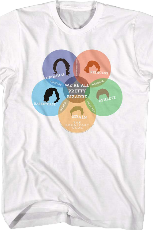 Venn Diagram Breakfast Club T-Shirt - main product image