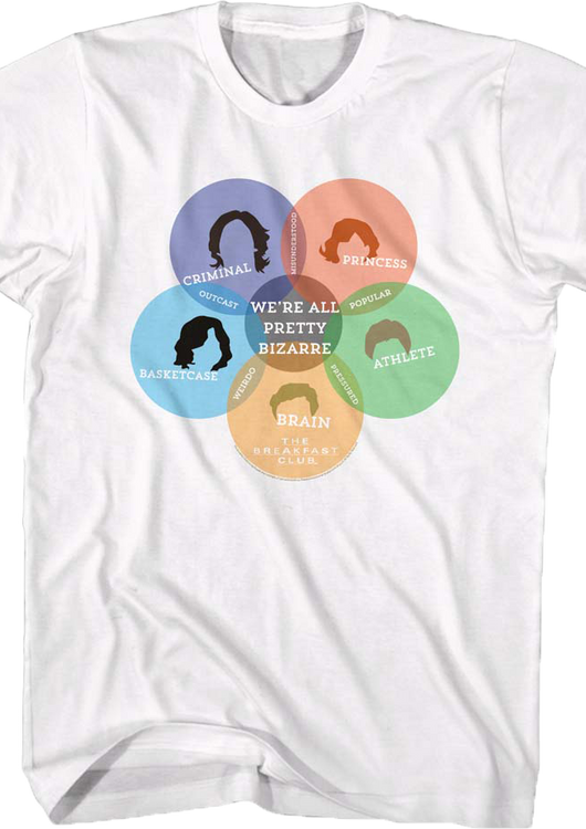 Venn Diagram Breakfast Club T-Shirt - main product image