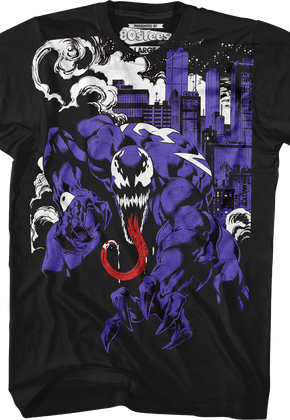 Venom At Night Marvel Comics T-Shirt