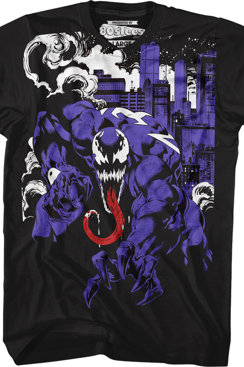 Venom At Night Marvel Comics T-Shirtmain product image