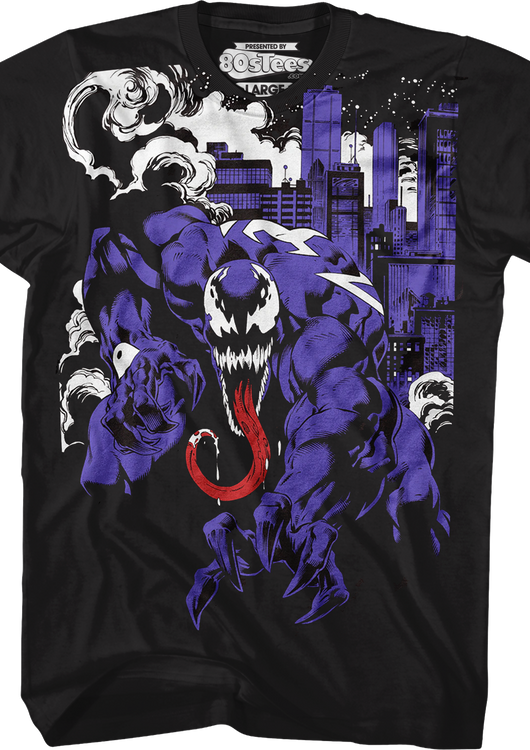 Venom At Night Marvel Comics T-Shirt - main product image