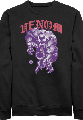 Venom Attack Marvel Comics Sweatshirt