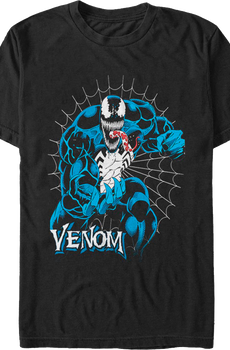 Venom Web Marvel Comics T-Shirt