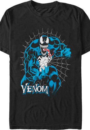 Venom Web Marvel Comics T-Shirt