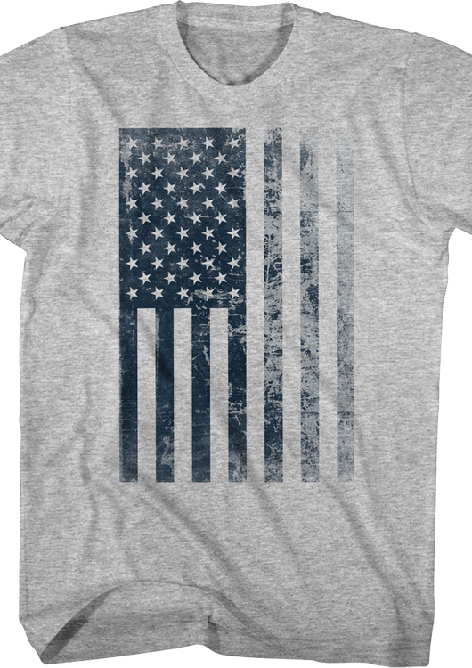 Vertical American Flag T-Shirt - main product image