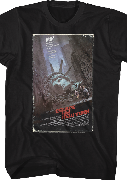 VHS Box Artwork Escape From New York T-Shirt - main product image