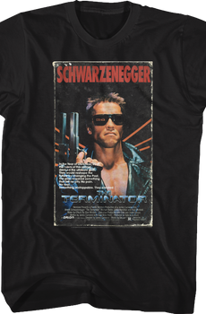 VHS Box Cover Artwork Terminator T-Shirt