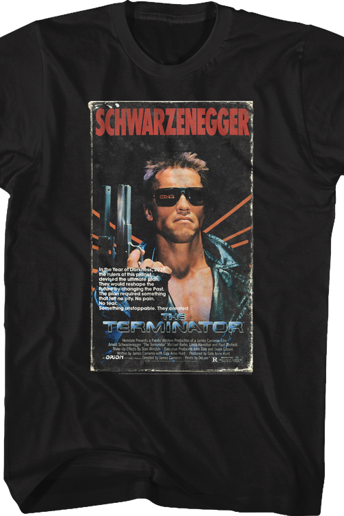 VHS Box Cover Artwork Terminator T-Shirt - main product image