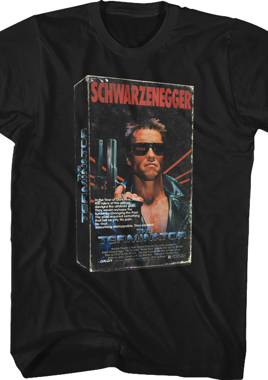 VHS Box Terminator T-Shirt - main product image