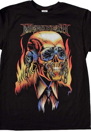 Black Vic Rattlehead Megadeth T-Shirt