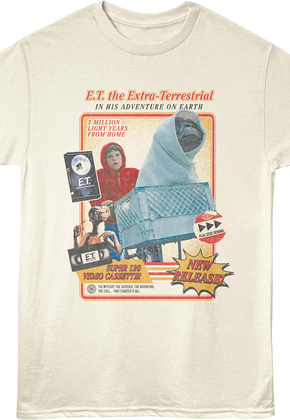 Video Cassette E.T. The Extra-Terrestrial T-Shirt