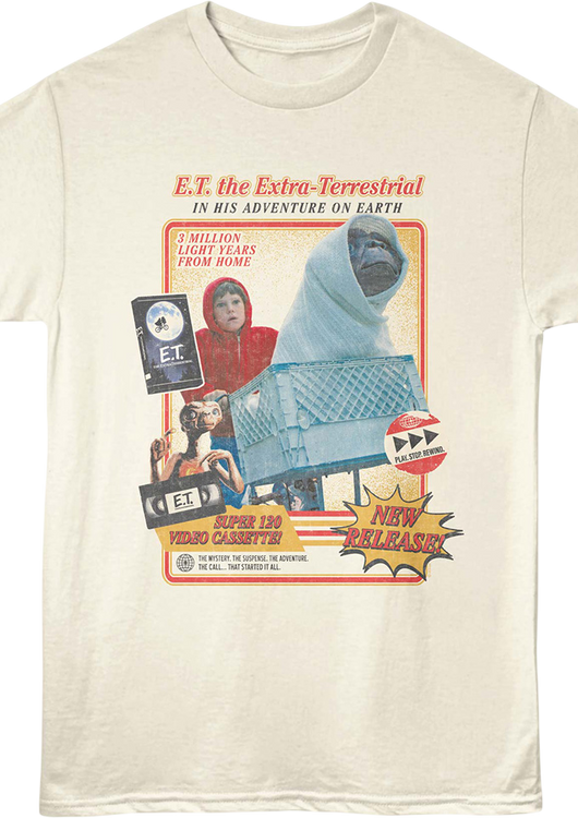 Video Cassette E.T. The Extra-Terrestrial T-Shirt - main product image