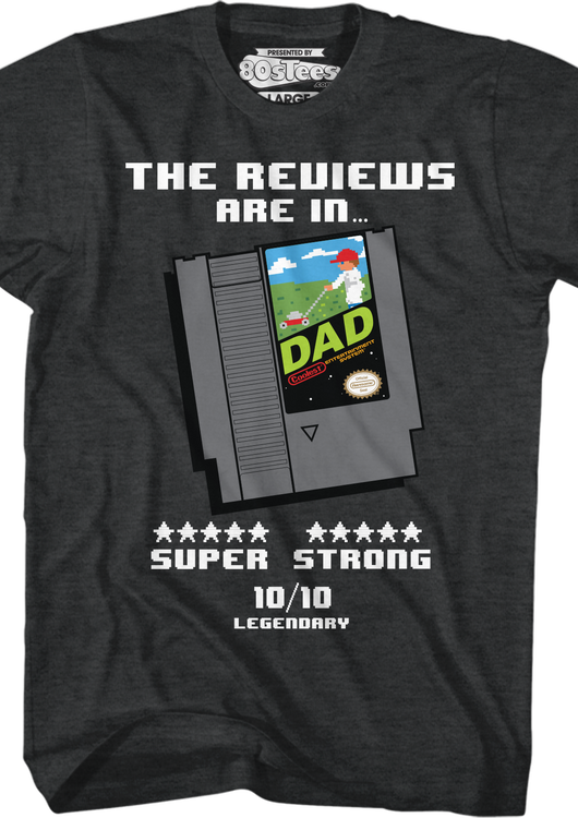 Video Game Cartridge Father's Day T-Shirt - main product image