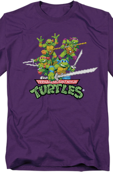Video Game Heroes Teenage Mutant Ninja Turtles T-Shirt