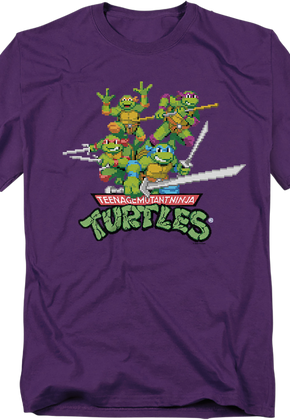 Video Game Heroes Teenage Mutant Ninja Turtles T-Shirt