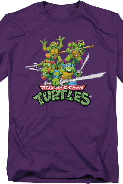 Video Game Heroes Teenage Mutant Ninja Turtles T-Shirt - main product image