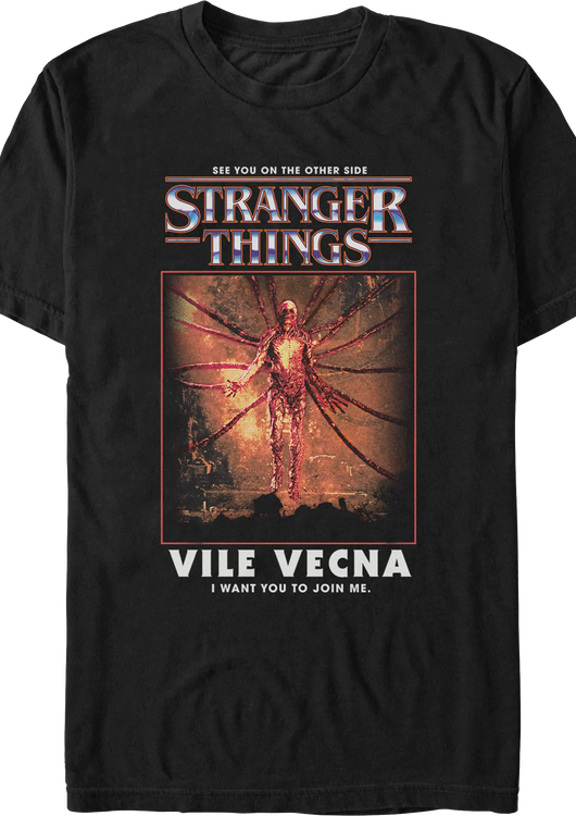 Vile Vecna Stranger Things T-Shirt - main product image