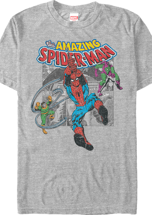 Villain Collage Spider-Man T-Shirt - main product image