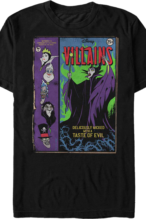 Villains Comic Book Disney T-Shirt - main product image