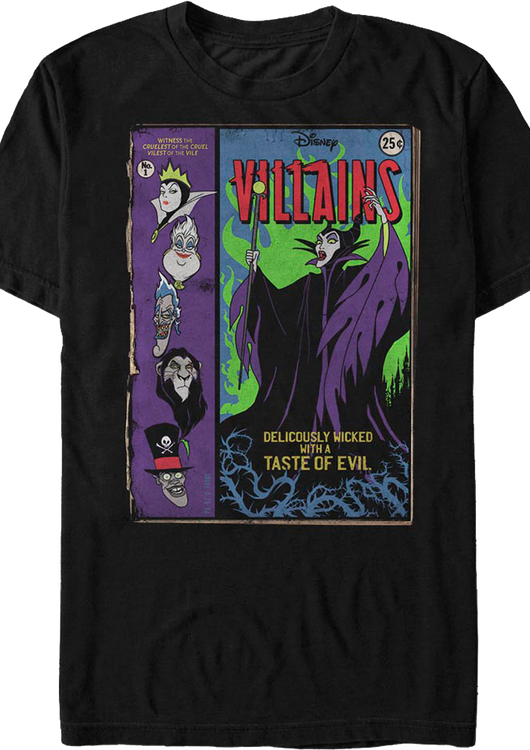 Villains Comic Book Disney T-Shirt - main product image