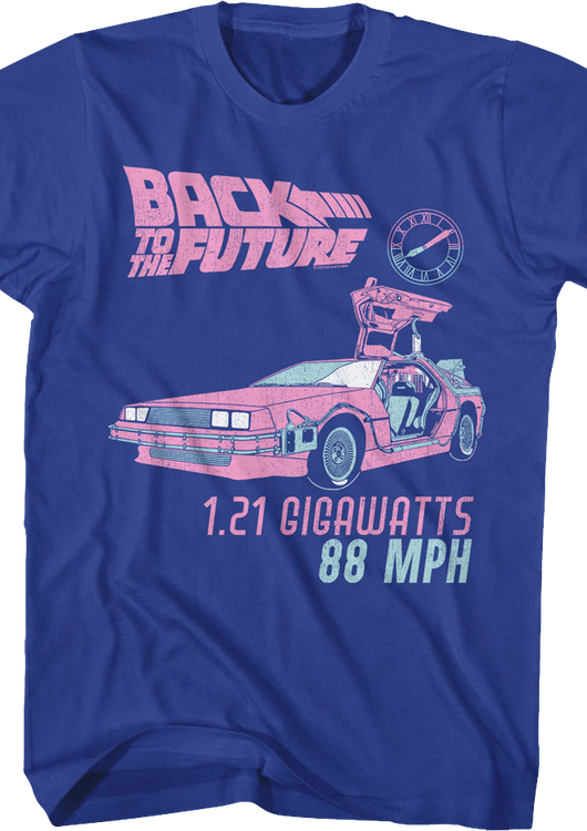 Vintage 1.21 Gigawatts Back To The Future T-Shirt - main product image