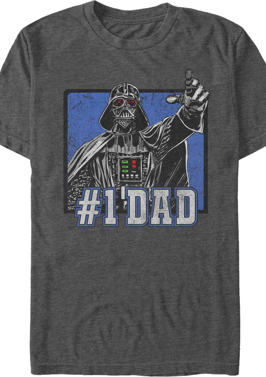 Vintage #1 Dad Darth Vader Star Wars T-Shirt - main product image