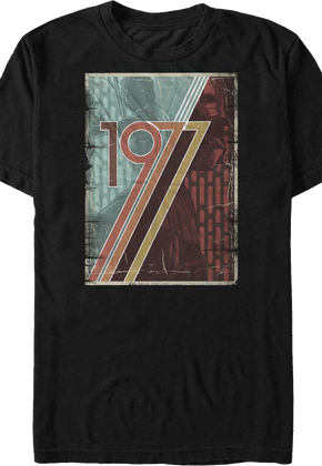 Vintage 1977 Poster Star Wars T-Shirt