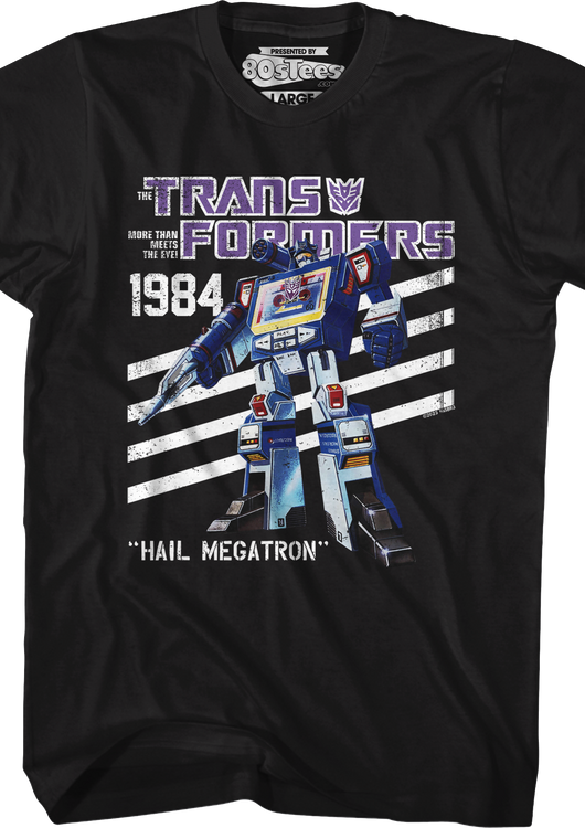 Vintage 1984 Soundwave Transformers T-Shirt - main product image
