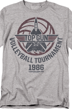 Vintage 1986 Volleyball Tournament Top Gun T-Shirt