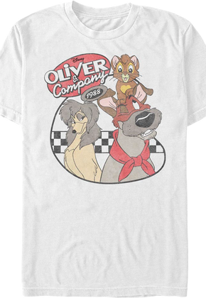 Vintage 1988 Oliver and Company Disney T-Shirt
