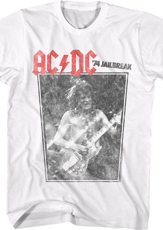 Vintage '74 Jailbreak ACDC Shirt - main product image