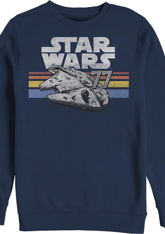 Vintage 77 Millennium Falcon Star Wars Sweatshirt - main product image