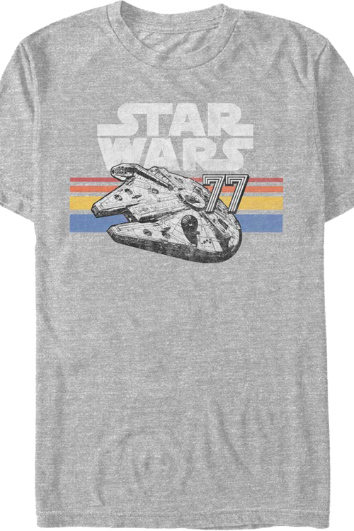 Vintage 77 Millennium Falcon Star Wars T-Shirtmain product image