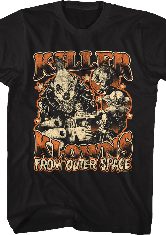 Vintage All-Star Collage Killer Klowns From Outer Space T-Shirt - main product image