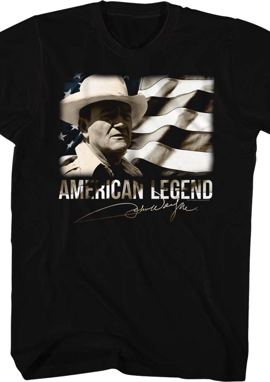 Vintage American Legend John Wayne T-Shirt - main product image