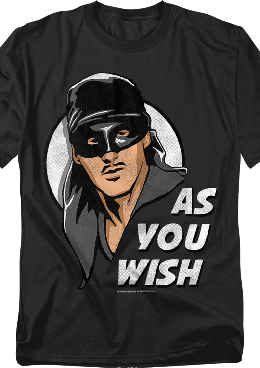 Vintage As You Wish Princess Bride T-Shirt - main product image