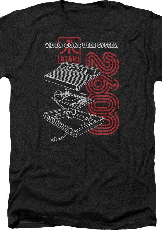 Vintage Atari 2600 Video Computer System T-Shirt - main product image