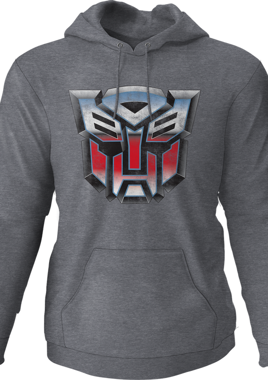 Vintage Autobots Logo Transformers Pullover Hoodie - main product image